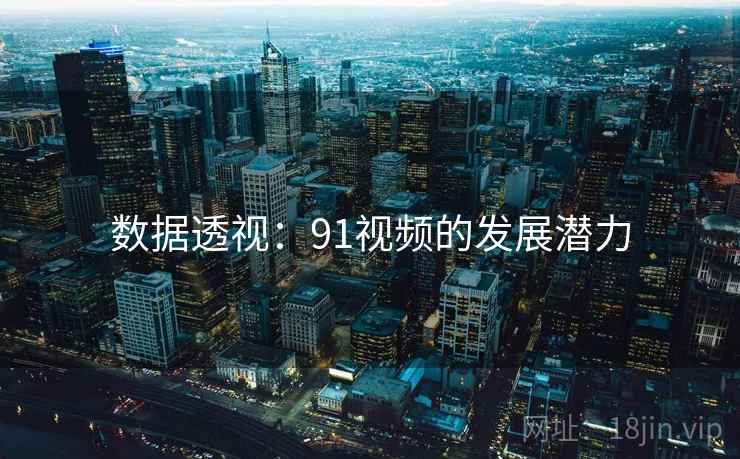数据透视:91视频的发展潜力