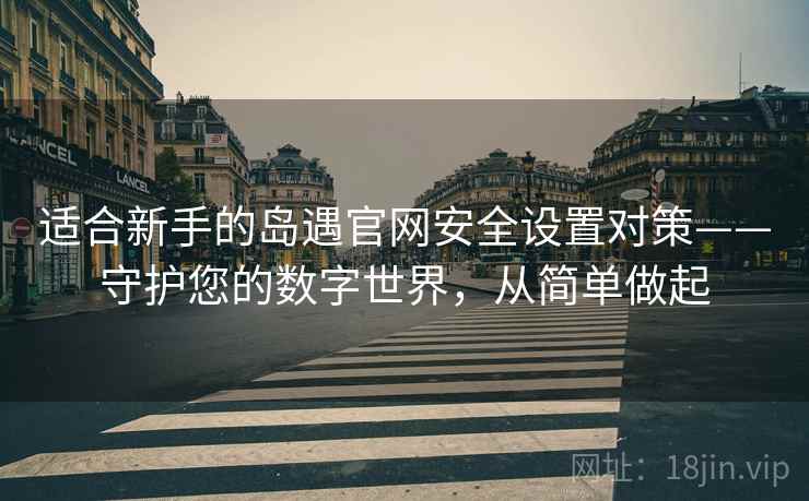 适合新手的岛遇官网安全设置对策——守护您的数字世界,从简单做起