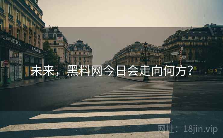 未来,黑料网今日会走向何方?
