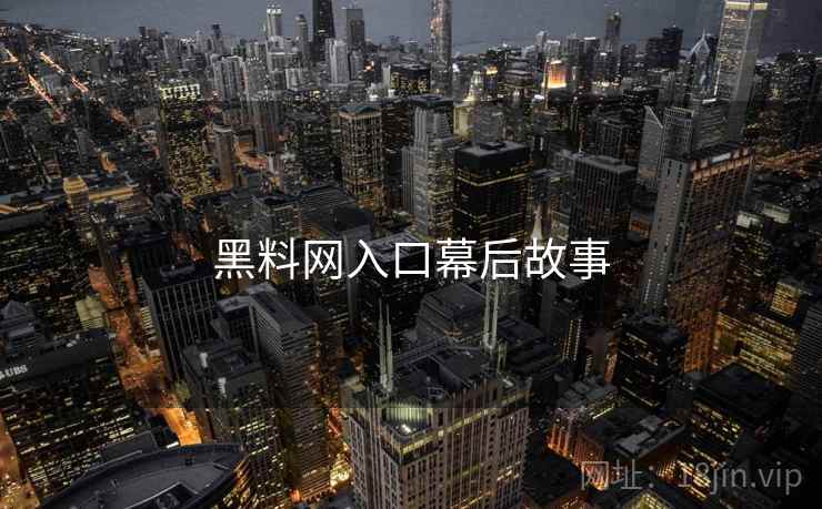 黑料网入口幕后故事