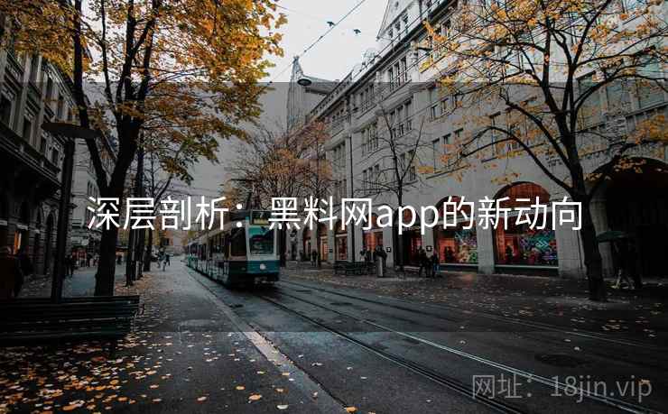 深层剖析：黑料网app的新动向