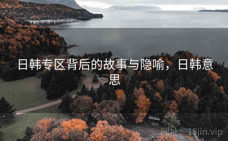 日韩专区背后的故事与隐喻,日韩意思