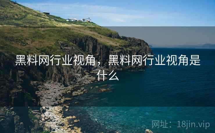 黑料网行业视角，黑料网行业视角是什么
