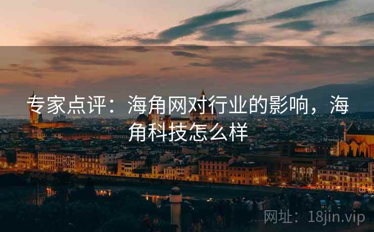 专家点评:海角网对行业的影响,海角科技怎么样