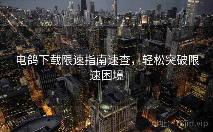 电鸽下载限速指南速查,轻松突破限速困境